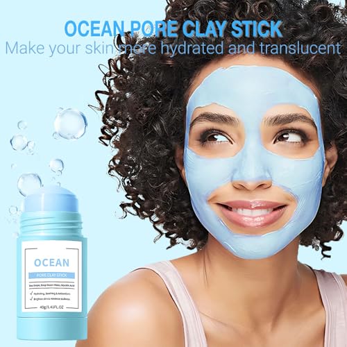FeiCuiYun Blueberry Clay Mask for Deep Pore Cleansing, Moisturizing & Blackhead Removal - 1 Pack