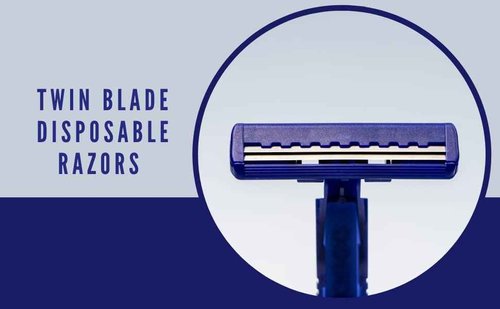 Dorco Fresh Twin Blade Disposable Razors for Men (240 Counts), Smooth & Comfortable Shave, Shaving Razors for Men, Non-Slip Handle, Ideal for Sensitive Skin & Travel