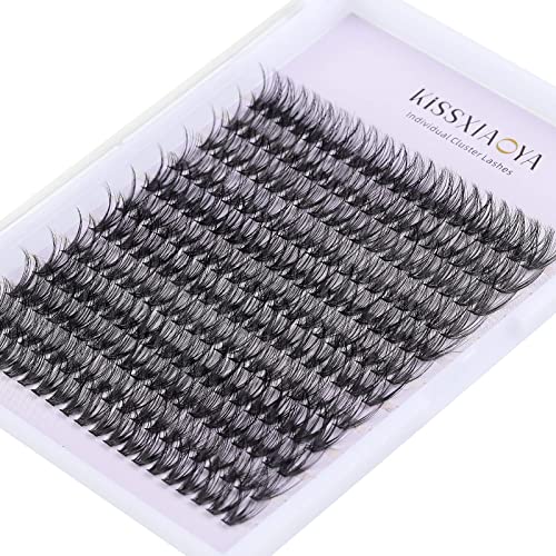 DIY Cluster Eyelash Extensions 240pcs 15mm D Curl