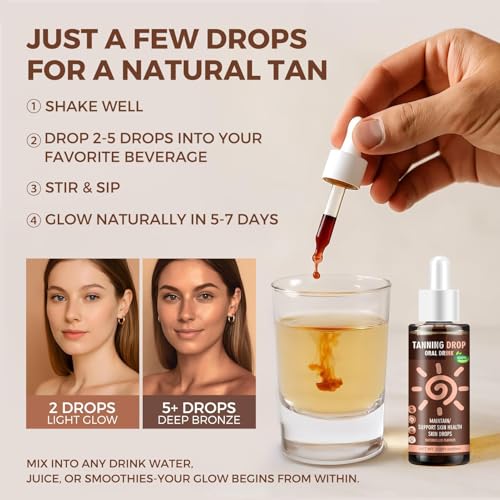 Oral Tanning Drops - Sunless Glow Supplement, Watermelon