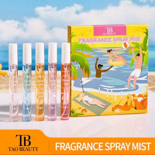 ADMD 5-Pack Travel Perfume Spray 10ml - Floral Scents