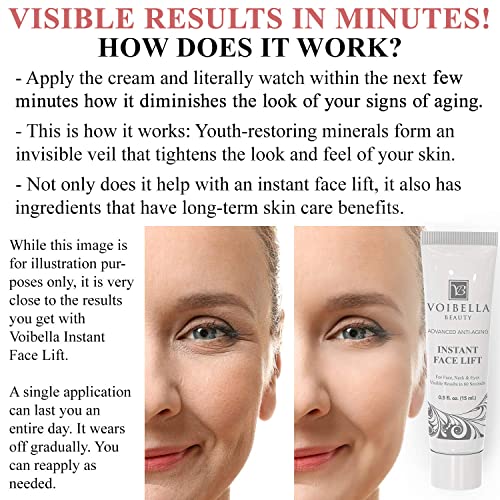 Moisturizing Instant Face Lift Cream Bundle - For Healthy Collagen Levels & Immediate Younger Looking Benefits While Your Appearance Is Improved
