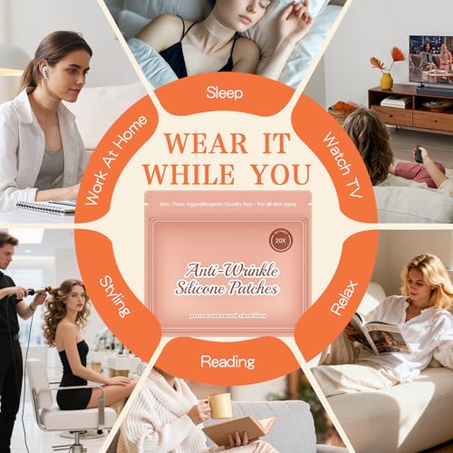 Silicone Chest Wrinkle Pads - Reusable Anti-Wrinkle Patches
