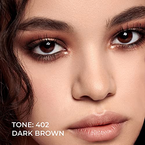 Lamel Brow Bar Eyebrow Palette - Dark Brown, Long-Lasting Powder