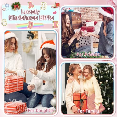 Personalized Initial Makeup Bag for Girls, Waterproof Cosmetic Travel Bag