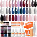 Modelones Dip Powder Nail Starter Kit - 20 Colors 40 Pcs DIY Dipping Set