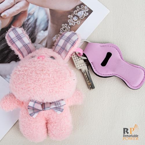 10-Pack Lipstick Holder Keychain Set, Neoprene
