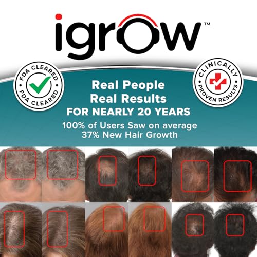 iGrow Laser Hair Growth Cap - LLLT Red Light Therapy