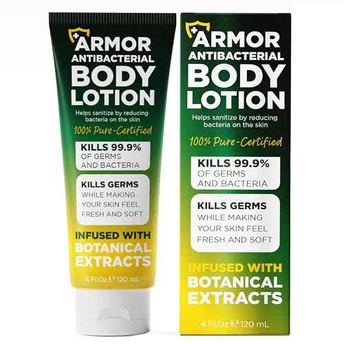 Antibacterial Body Lotion Antifungal Cream | Kills 99.9% of Germs and Bacteria | Helps Sanitize Skin | Infused with Botanical Extracts | Leaves Skin Fresh, Soft & Moisturized | Body Lotion 4 fl oz