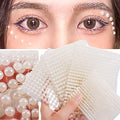 White Pearl Face Stickers 4 Sheets - 2800 Self-Adhesive Gems