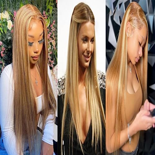 Honey Blonde Straight Human Hair Bundles 8-12 inch