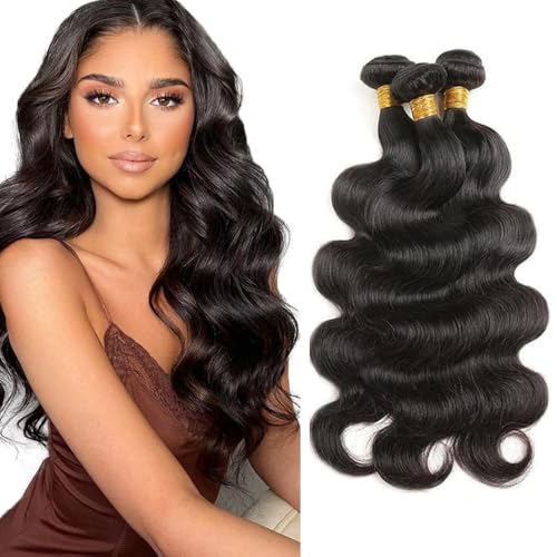 26 28 30 Inch Body Wave Human Hair Bundles 8A Virgin