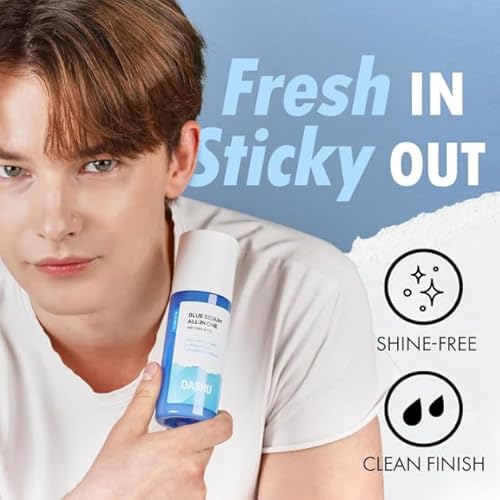 DASHU Blue Sedum Moist All-in One | Hydrating Moisturizer Face Cream 8 Types of Hyaluronic Acids | Gentle Face Moisturizer 5.07 fl oz