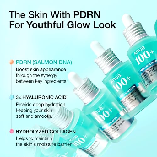 Anua PDRN Deep Hydrating Prep & Boost Duo,Youthful looking & Moisture Plumping Synergy, Salmon DNA, Hyaluronic Acid, Mini Sheet mask for Day & Night Routine, Korean skincare set