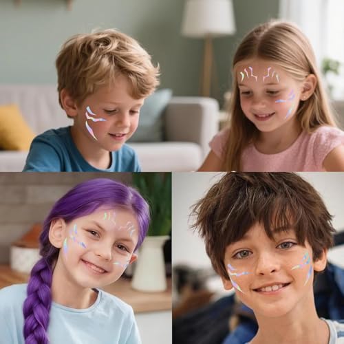 Anime Temporary Tattoos 60 Pcs - Water Activated Stickers