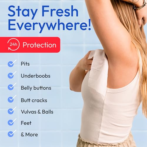 FOMIN Fragrance-Free Deodorant Wipes for Men & Women - 50 Count, Travel-Size, Biodegradable, Hypoallergenic