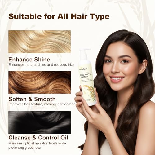 Rice Water Shampoo & Conditioner Set | Strengthen Hair