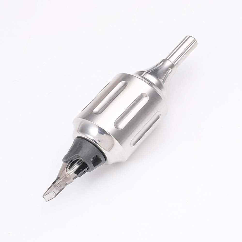 Denergy Cartridge Tattoo Grips-CNC 316L Stainless Steel Heavy Adjustable Autoclavable Tattoo Cartridge Grip 32mm for Rotary Tattoo Gun and Coil Machine