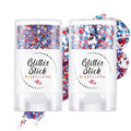 Red White Blue Glitter Stick - Waterproof 4th of July Face Makeup