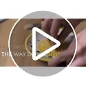Ceramic Garlic Grater Plate with Peeler & Brush