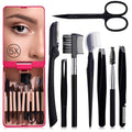 JPNK 8-in-1 Eyebrow Grooming Kit with 5X Magnifying Mirror