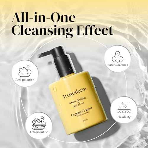 Collagen Capsule Cleanser ? Korean Gel Face Wash with Peptides, Niacinamide & Troxerutin, Hydrating Daily Facial Cleanser & Makeup Remover, Gentle K-Beauty Skincare, 6.76 fl oz