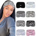 Tobeffect 8-Pack Turban Headbands for Women - Boho Stretchy Hairbands