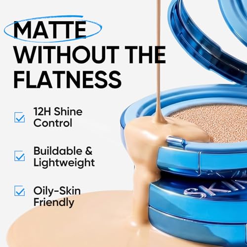 SKINTIFIC Velvet Matte Cushion Foundation #02 Ivory