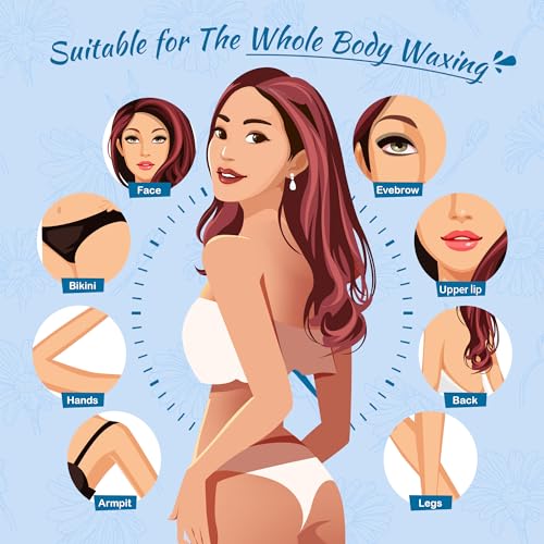 Ajoura 1 lb Hard Wax Beads for Hair Removal with Chamomile - Sensitive Skin Safe