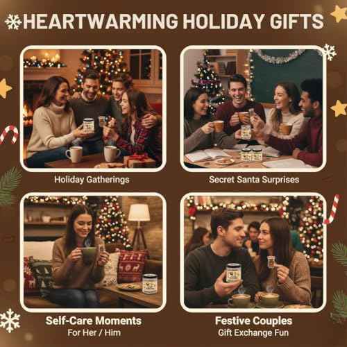 60 Positive Coffee Cards Jar, Coffee Gifts For Women and Men, Dad, Mom, Coffee Themed Lover Gift, Emotional Support Latte, Cheer Up Funny Gag Gifts for Best Friends, Coworkers