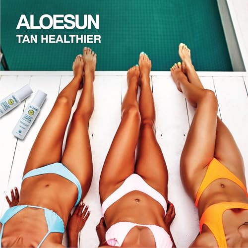 ALOESUN Organic Coconut Tanning Oil Spray Infused with Organic Lavender Oil | Natural Deep Tanning Accelerator | Moisturizing & Hydrating Tan | Non-Greasy | Vegan & Cruelty-Free | Travel Size 3.4 Oz | Organic, Coconut, Non-Greasy, Vegan, Cruelty-Free
