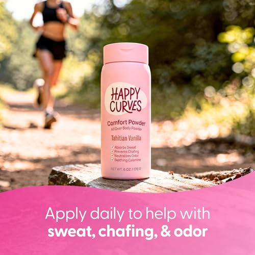 Happy Curves Talc-Free Anti-Chafe Body Powder 6oz