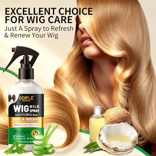 Wig Milk Spray 250ML - 2-in-1 Conditioner & Detangler