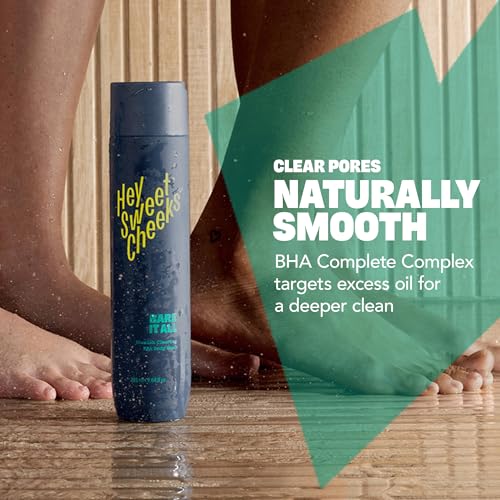 BHA Salicylic Acid Body Wash with Oat Milk, Blemish Body Wash for Back Blemishes, Bacne, Cleanser for Clear, Smooth Skin, Bare It All, 9.64 oz
