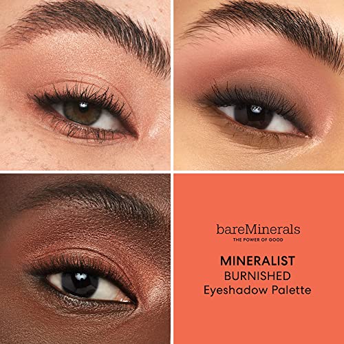 bareMinerals Mineralist Eyeshadow Palette, Six Richly Pigmented Shades, Ultra-Blendable, Talc-Free, Vegan, Crease-Proof Wear