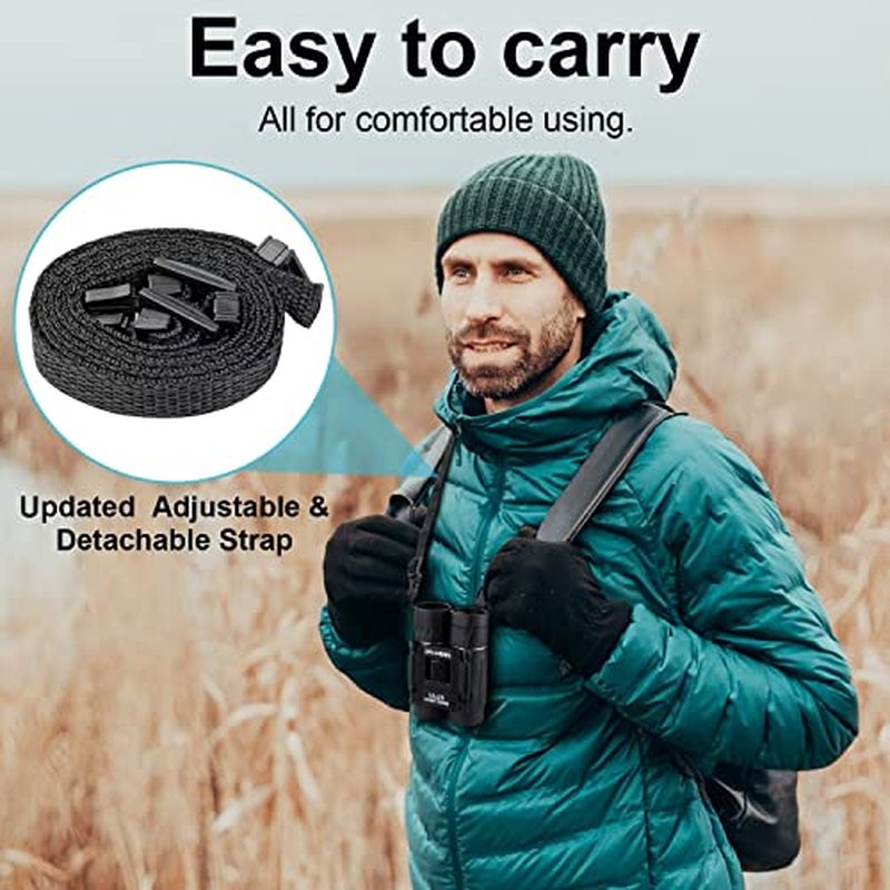 12X25 Compact Binoculars for Bird Watching & Concerts