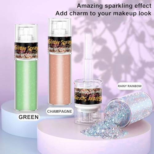 Hair & Body Glitter Spray - Ultra Fine Holographic Sparkle