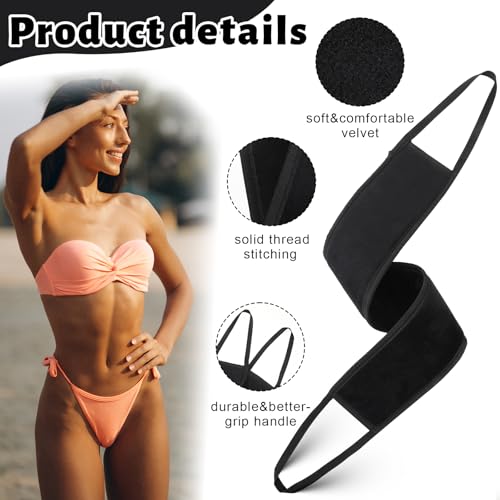 Self Tanning Mitts, Back Self Tanner Applicator Double Sided Reusable Sunless Tanning Mittens 4 in 1 Tanner Gloves with Thumb for Tan Lotion