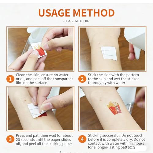 Australia Flag Temporary Tattoo Stickers with Removal Wipes