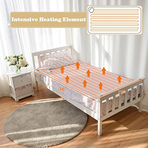 WELLHUT Heated Massage Table Warmer - 75x36 Electric Mattress Pad