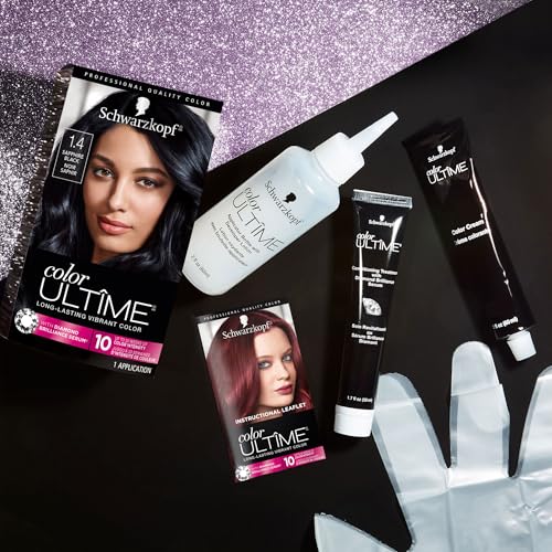 Schwarzkopf Color Ultime 1.4 Sapphire Black Permanent Hair Dye