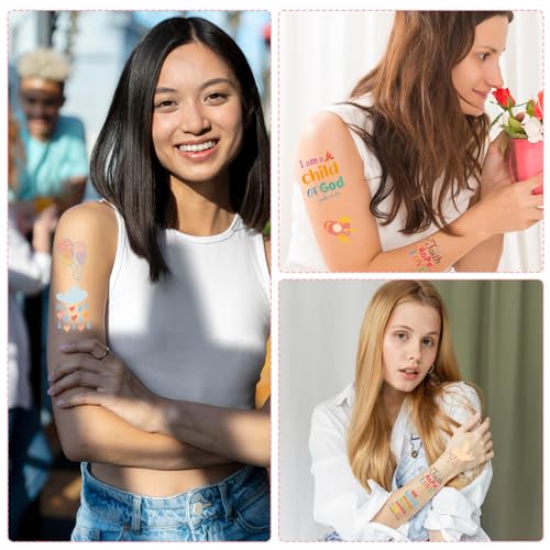 Christian Temporary Tattoos Bulk - 200+ Bible Verse Designs