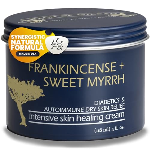 BALM OF GILEAD Foot Healing Cream - Frankincense & Sweet Myrrh Balm (4 oz)