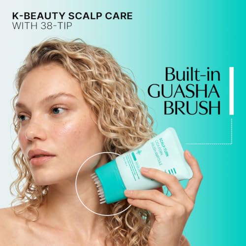 SCALPTURN Cica PDRN Scalp Serum with Built-In Brush, 3.38oz