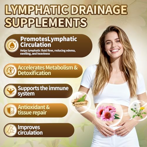 Lymphatic Drainage Supplement 21-in-1 Complex, 90 Capsules