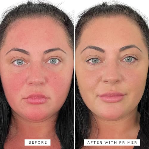 Elizabeth Mott Bundle : Color Correcting Face Primer, Eye Shadow Primer & 3-in-1 Dewy Setting Spray - Neutralizes Redness, Long-Lasting, Hydrating Makeup Set