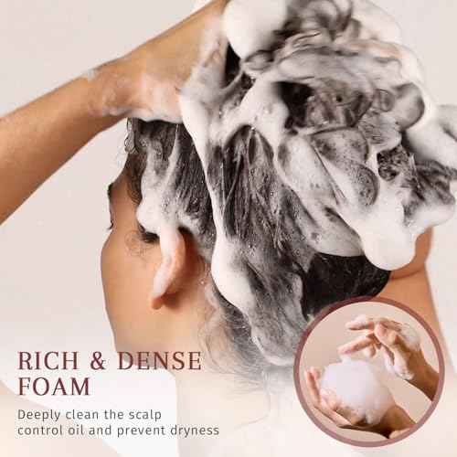 Dear Irean Shampoo and Conditioner Set, Fluffy Fragrance Hair Care For Dry&Damaged Hair, Paraben-Free Shampoo and Conditioner for Women&Men-Made with Keratin, Gifts for Birthday/Christmas (12.4oz x2)