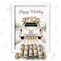 Wedding Cash Gift Holder with Card & Stand | Happy Wedding Money Holder