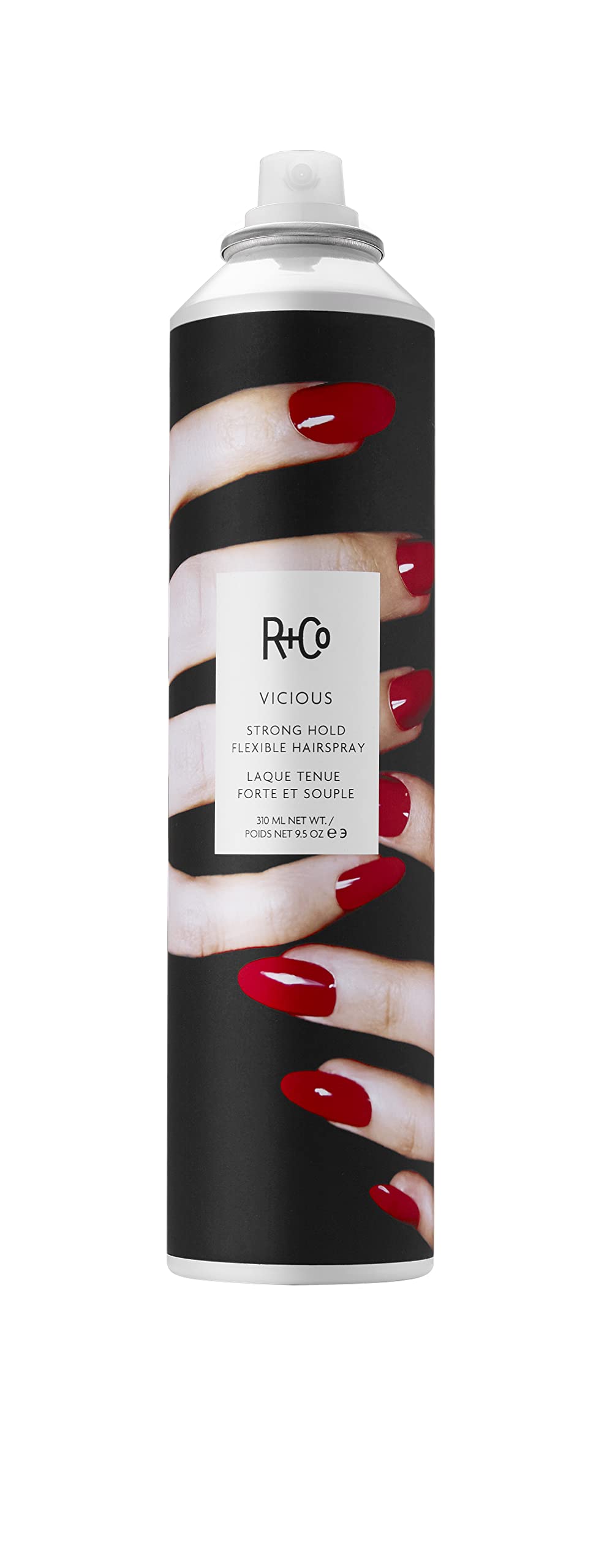 R+Co Vicious Strong Hold Flexible Hairspray | Strong Hold + No Crunch + No Flaking | Vegan + Cruelty-Free | 9 Oz