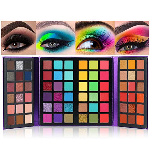 BestLand 72 Colors Eyeshadow Palette – Matte Shimmer Glitter